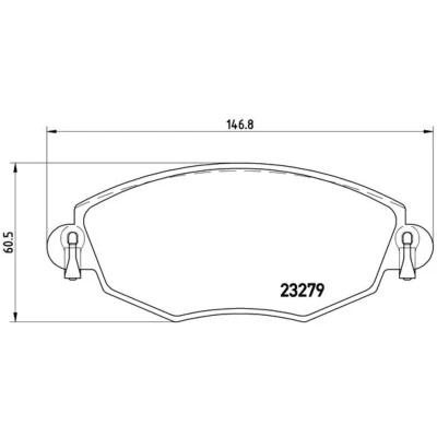Afbeelding van Brembo Remblokset P 24 060