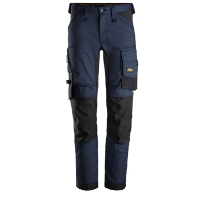 Afbeelding van Snickers AllroundWork Stretch Werkbroek Navy Zwart 048