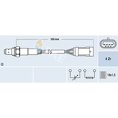 Afbeelding van Fae Lambda sonde 77152