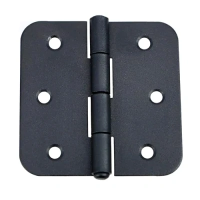 Afbeelding van 20 opgerolde scharnieren 75 x mm zwart gepoedercoat