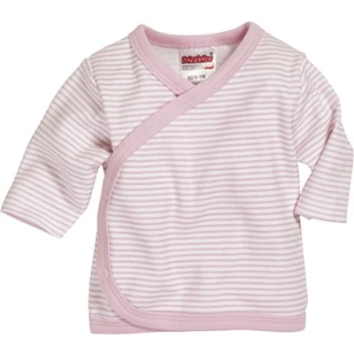 Afbeelding van Playshoes Uniseks kindervleugelhemd met lange mouwen, gestreept babyshirt, roze, 44