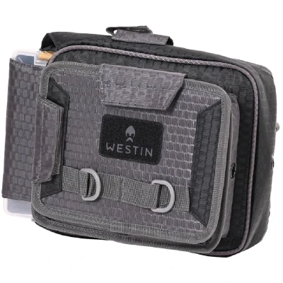 Afbeelding van Westin W4 Quick Bag Small Titanium Black Heuptas (Incl. 2 Tackleboxen) Vistas