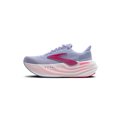 Afbeelding van Brooks Glycerin MAX Hardloopschoenen voor op de weg, Dames, Maat: 38.5, Blue heron diva pink white Textiel