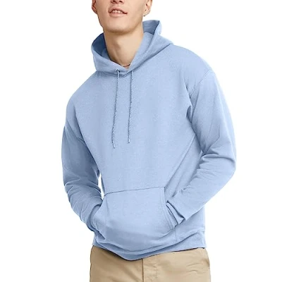 Afbeelding van Hanes Heren Trui EcoSmart Hooded Sweatshirt, Lichtblauw, L