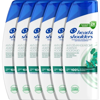 Afbeelding van 6x Head &amp; Shoulders Shampoo Jeukende Hoofdhuid 300 ml