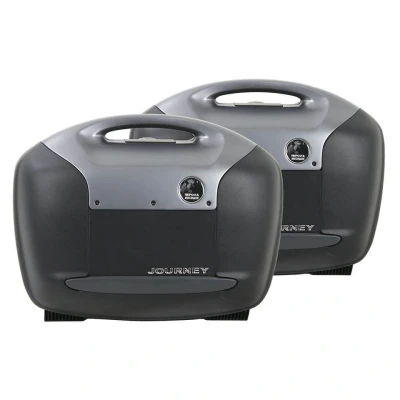Afbeelding van HEPCO &amp; BECKER JOURNEY case 42 Recon, front antraciet, zwart grijs