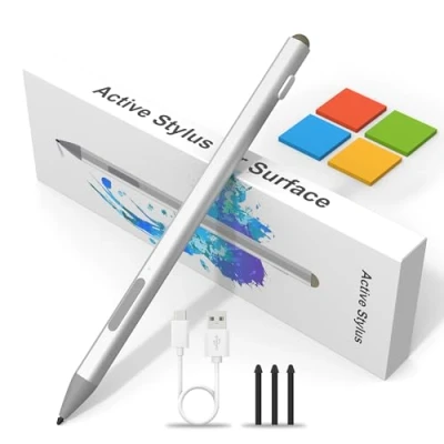 Afbeelding van Surface Pen Stylus voor Microsoft Pro 9/8/7/6/5/4/3, Go 3/2/1 Laptop/Studio/Book 4/3/2/1 met 4096 drukgevoeligheid, Palm Rejection, accessoires