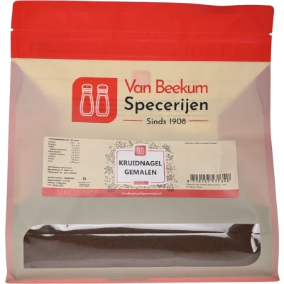 Afbeelding van Van Beekum Specerijen Kruidnagel Gemalen 1 kilo (hersluitbare stazak)