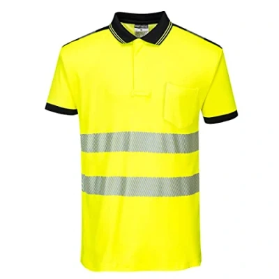 Afbeelding van PW3 Hi Vis Poloshirt Korte Mouw maat 4XL, YeBk