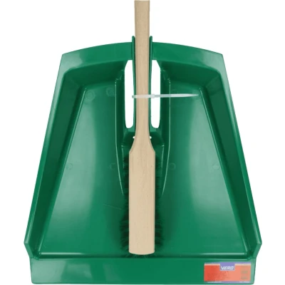 Afbeelding van Stoffer lang + Blik groot (groen)
