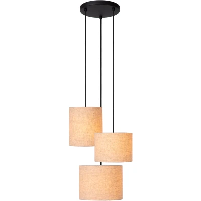 Afbeelding van Lucide MAYA Hanglamp Ø 46 cm 3xE27 Beige