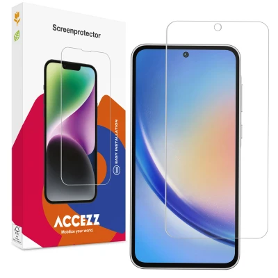 Afbeelding van Screenprotector Samsung Galaxy A35: Accezz Gehard Glas