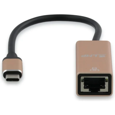 Afbeelding van LMP USB C naar Gigabit Ethernet Adapter Goud