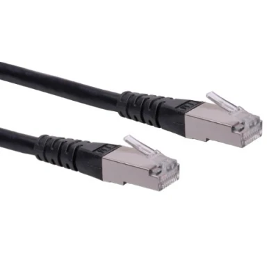 Afbeelding van ROLINE patchkabel Cat.6 (Klasse E) S/FTP (PiMF), zwart, 5 m