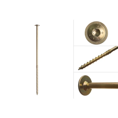Afbeelding van Tellerkopschroeven Geel Verzinkt 8.0 x 260 mm Torx 40 Per Stuk