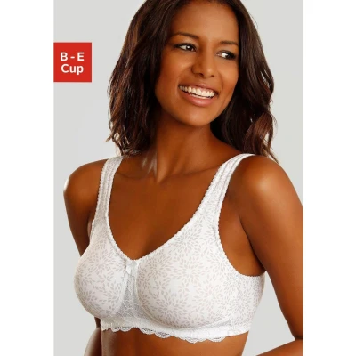 Afbeelding van Lascana Entlastungs Tshirt BH, Dames, Maat: 100D, Weiß taupe
