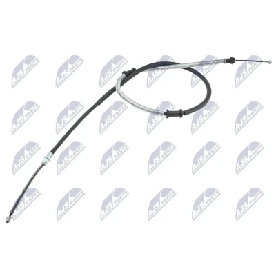 Afbeelding van NTY HLR FT 016 Handremkabel Links achter, Rechts achter 1755, 1465mm Trommelrem