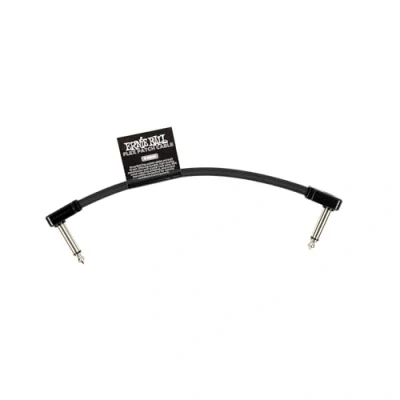 Afbeelding van Ernie Ball Flex Patch Kabel 6&quot; Zwart Enkel