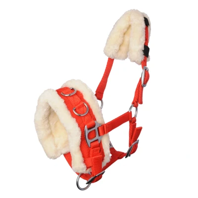 Afbeelding van MHS Nylon Kaptoom met bont Pony Rood