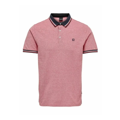 Afbeelding van Only &amp; Sons Onsfletcher REG NOOS Poloshirt, Heren, Maat: Small, Racing red