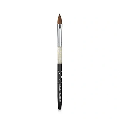 Afbeelding van KADS Maat 2#,6#,8#,10# Kolinsky Sable acryl nagelborstel zwart 100% Brush Professionele acrylborstel (10#)