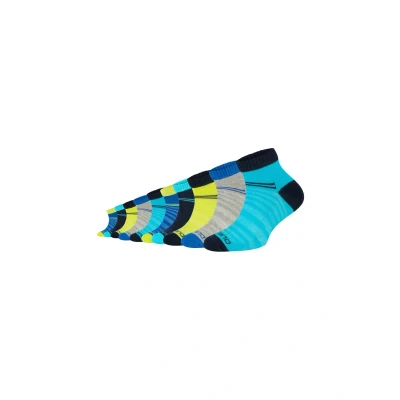 Afbeelding van camano KURZ Ventilation 10ER PACK Sportsokken voor kinderen, Maat: 23 26, Black mix