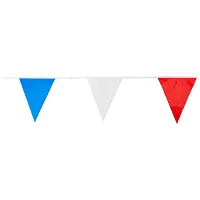 Afbeelding van Unique Party 90302 Vlag Banner 30ft Wegwerp Rood, Wit en Blauw 1 St., Multicolor