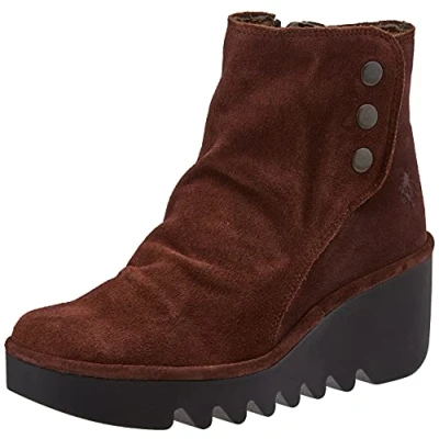 Afbeelding van Fly London Brom344fly Enkellaars voor dames, Wijn, 41 EU
