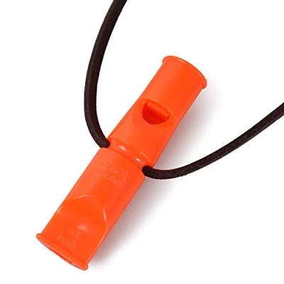 Afbeelding van acme dubbele tint pijp nr. 641 met gratis fluitband van leer (60 mm, 641, DG Orange)