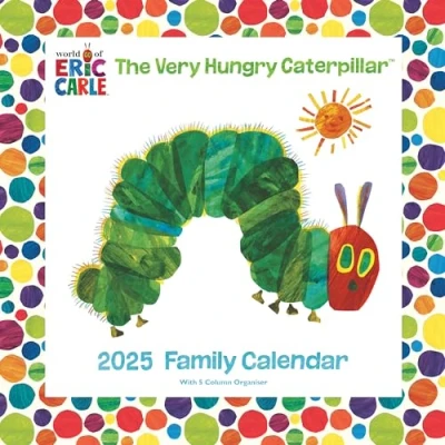 Afbeelding van 2025 zeer hongerige Caterpillar Square familiekalender
