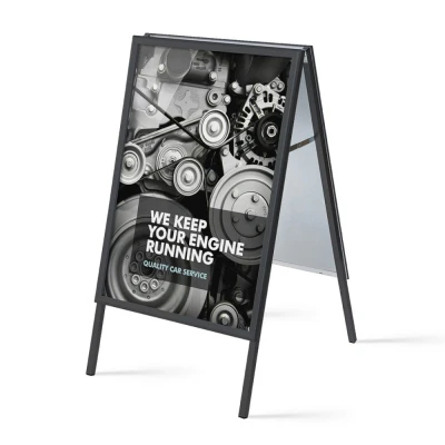 Afbeelding van A Bord 32 mm Rechte Hoeken Zwart 70 x 100 cm