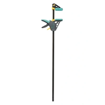 Afbeelding van wolfcraft Éénhandklem EHZ &quot;PRO&quot; 100/915 mm I 3034000 De professionele eenhandklem: klemmen en openen met één hand