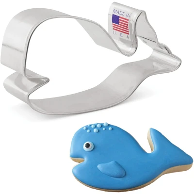 Afbeelding van Ann Clark Cookie Cutters Leuke Walvis Cutter, 10,2 cm