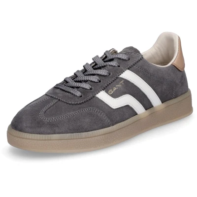 Afbeelding van GANT Cuzima Sneakers laag, Dames, Maat: 39, Granite gray/off white Veloursleer