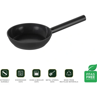 Afbeelding van COMBEKK Forest Easy koekenpan Ø 20 cm keramisch PFAS vrij antiaanbaklaag inductie gerecycled