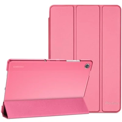 Afbeelding van ProCase Hoes voor de Samsung Galaxy Tab A9+/A9 Plus 11 inch 2023 (SM X210), drievoudige beschermhoes 11&quot; Plus, lichte Smart Cover met doorzichtige matte achterhoes