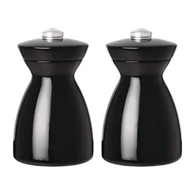 Afbeelding van Olympia zout en pepermolen set donker hout 11,5cm