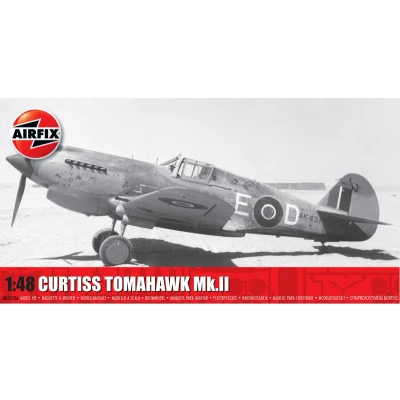 Afbeelding van 1:48 Airfix 05133A Curtiss Tomahawk Mk.II Propeller Vliegtuig Plastic Modelbouwpakket
