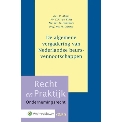 Afbeelding van De algemene vergadering van Nederlandse beursvennootschappen