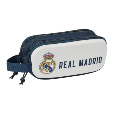 Afbeelding van Alleshouder Real Madrid C.F. Wit Marineblauw 21 x 8 6 cm