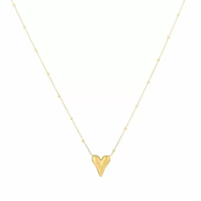 Afbeelding van Bijoutheek Collier Hart Ketting Balls Goud