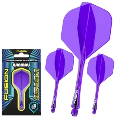 Afbeelding van Winmau Fusion Purple Dart Flights Medium