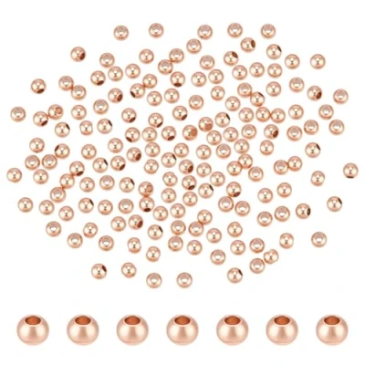 Afbeelding van PandaHall Elite ronde messing Stardust kralen kolom krimp Covers; verpakking Maat: 74x105mm