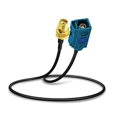Afbeelding van Bingfu Fakra Z Vrouwelijke naar SMA Voertuig Antenne Adapter Kabel 30 cm voor Auto Stereo Android Head Unit GPS Navigatie FM AM Radio Sirius XM Satelliet 4G LTE Telematica Bluetooth