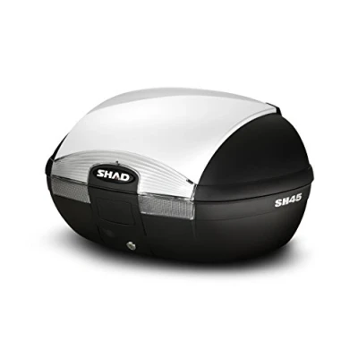 Afbeelding van SHAD Cover SH45 WITTE Topcase Wit, zwart