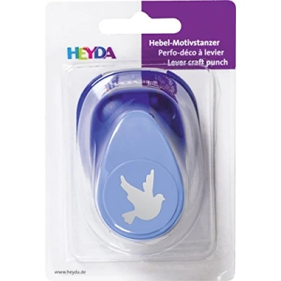 Afbeelding van Heyda 203687711 motiefpons, groot motiefformaat ca. 2,5 cm, motief duif
