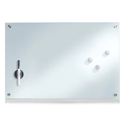 Afbeelding van Zeller 11660 memobord, glas, wit, ca. 60 x 40 2 cm