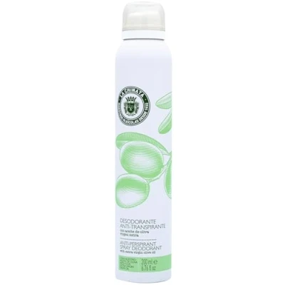 Afbeelding van La Chinata Anti transpirant Deodorant Spray olijfolie hydrateert en voedt zachte frisse oksels 200ml