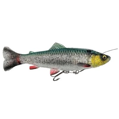 Afbeelding van Savage Gear 4D Line Thru Pulsetail Trout 20cm, 102gr, Green Silver Swimbait