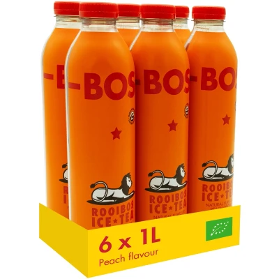 Afbeelding van Bos Ice Tea Peach Bio Pet 1000ml. A6